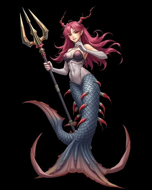 Portrait of Coral Mermaid