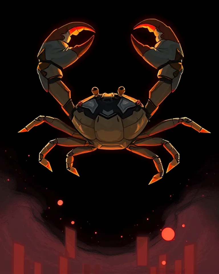 Portrait of crab.