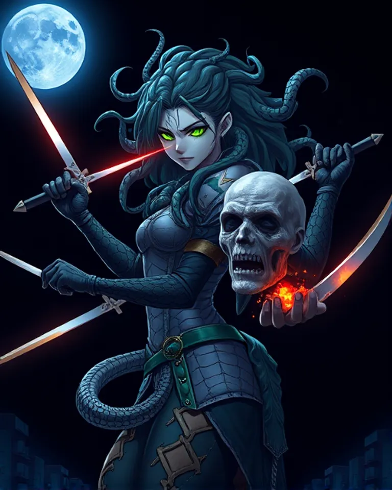 Portrait of Medusa