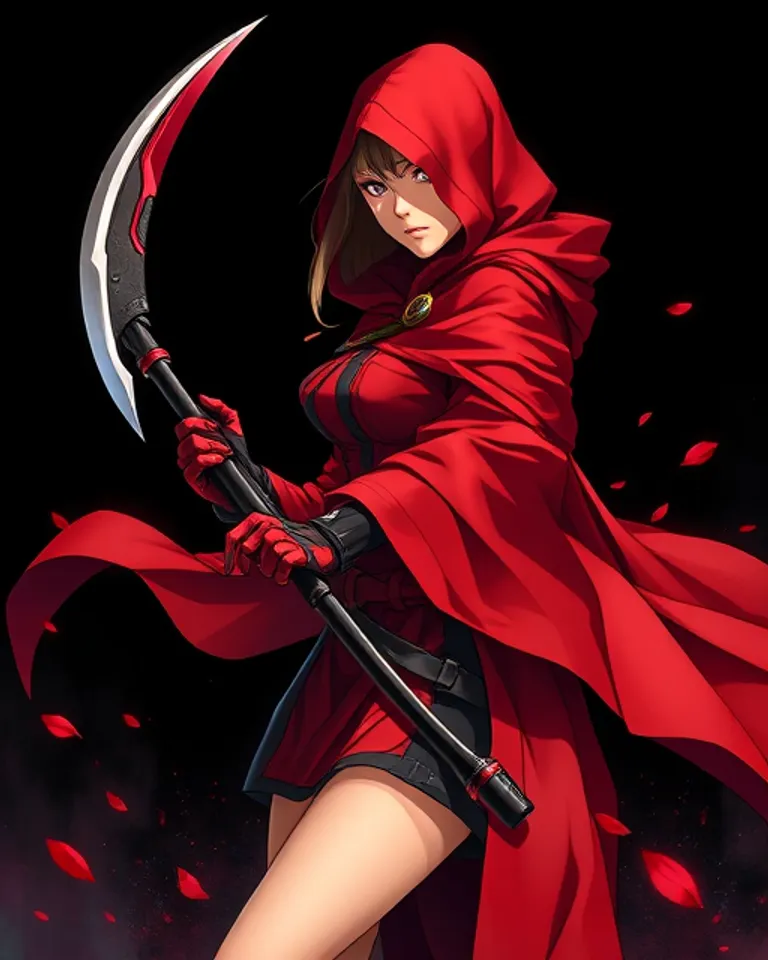 Portrait of The Red Huntress