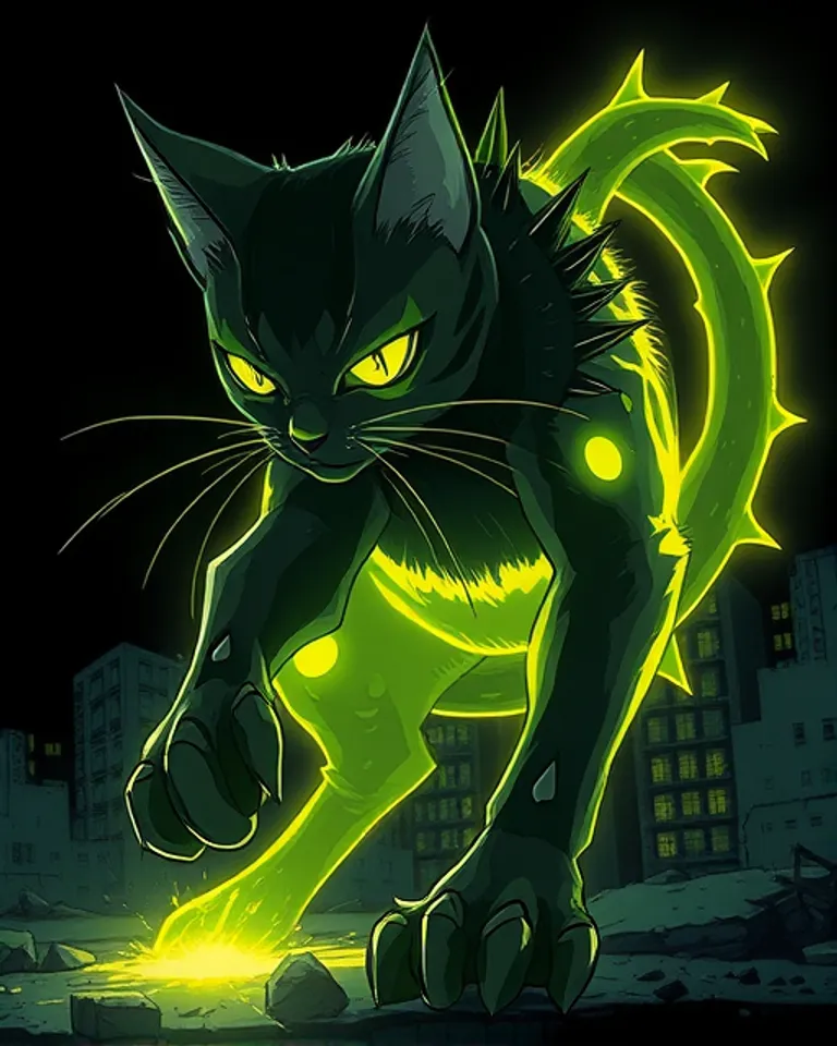 Portrait of Death Kitty