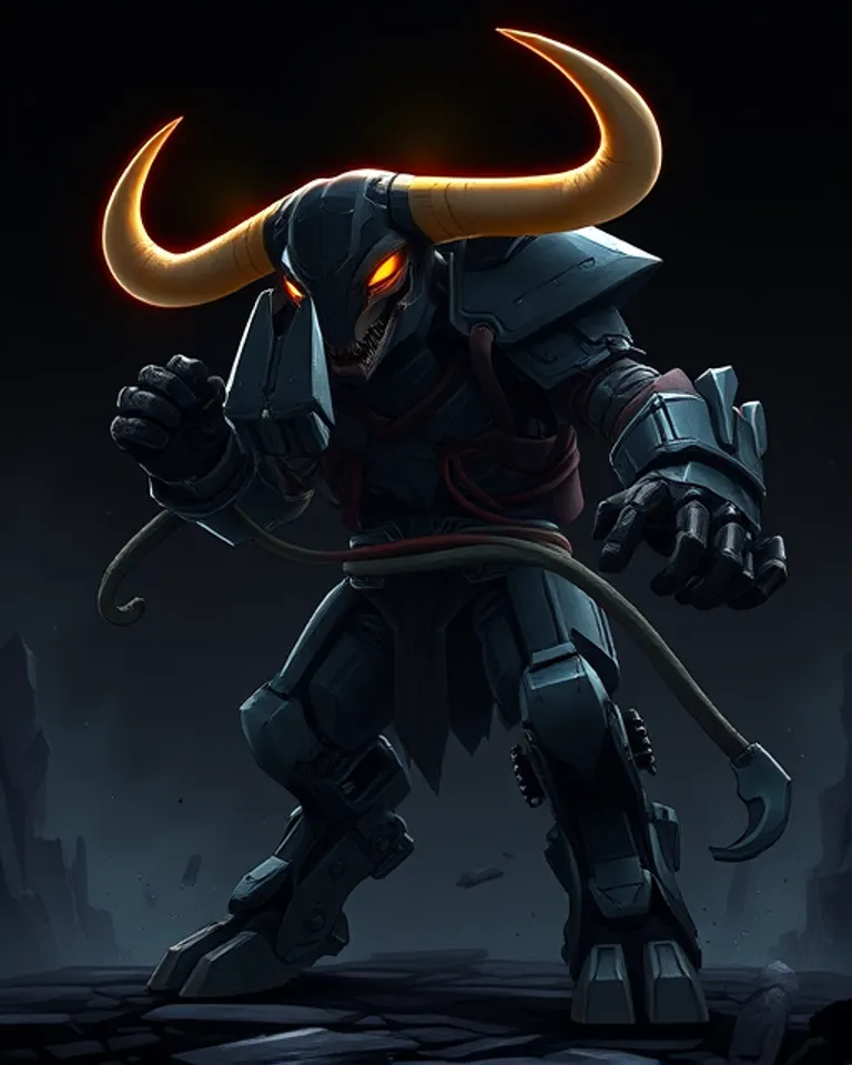 Portrait of Titan-ox