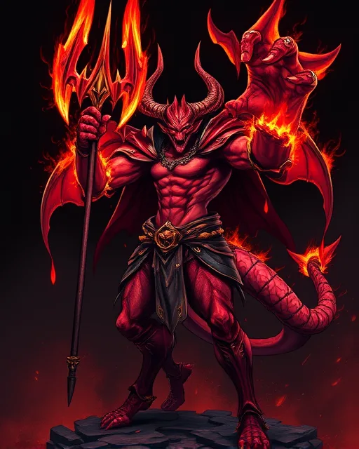 Portrait of Blood Demon