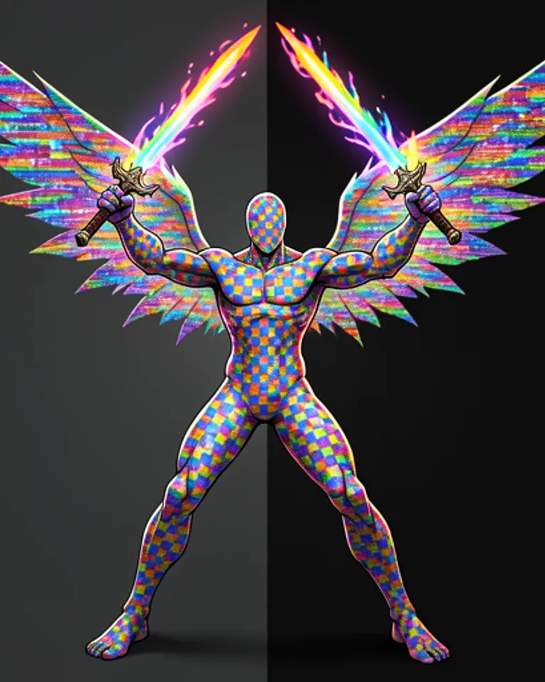 Portrait of Glitched