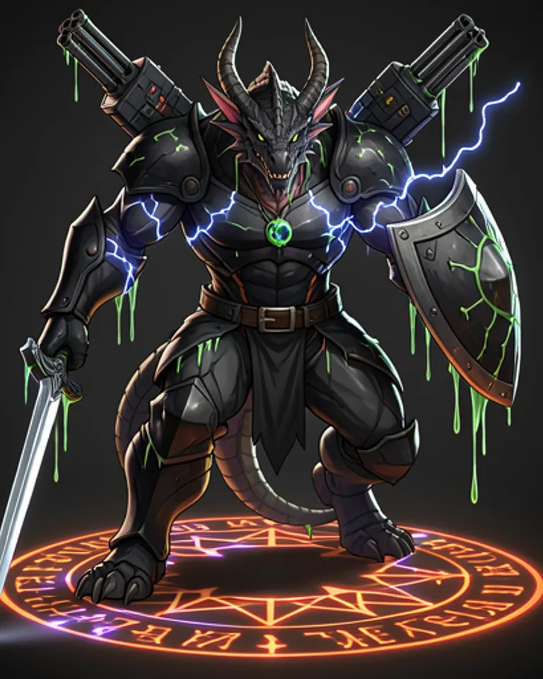Portrait of The Dragon Fiend