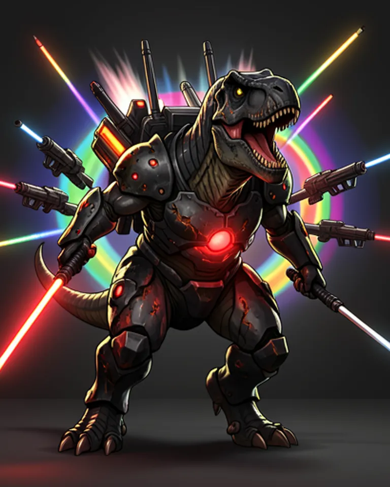 Portrait of Technosaurus Rex