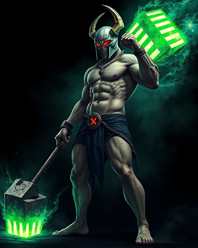 Portrait of conqueror of realms