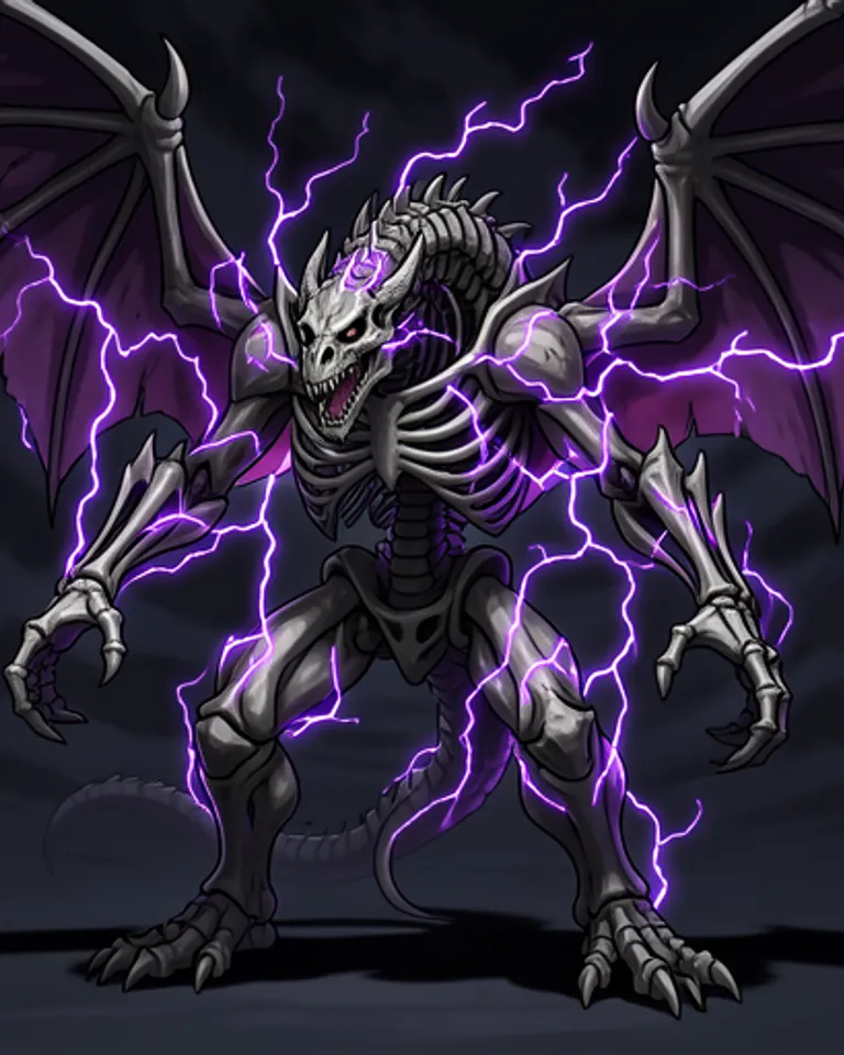 Portrait of The Ruinous Dracolich, Alassgos