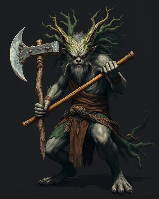 Portrait of Rotting Druid