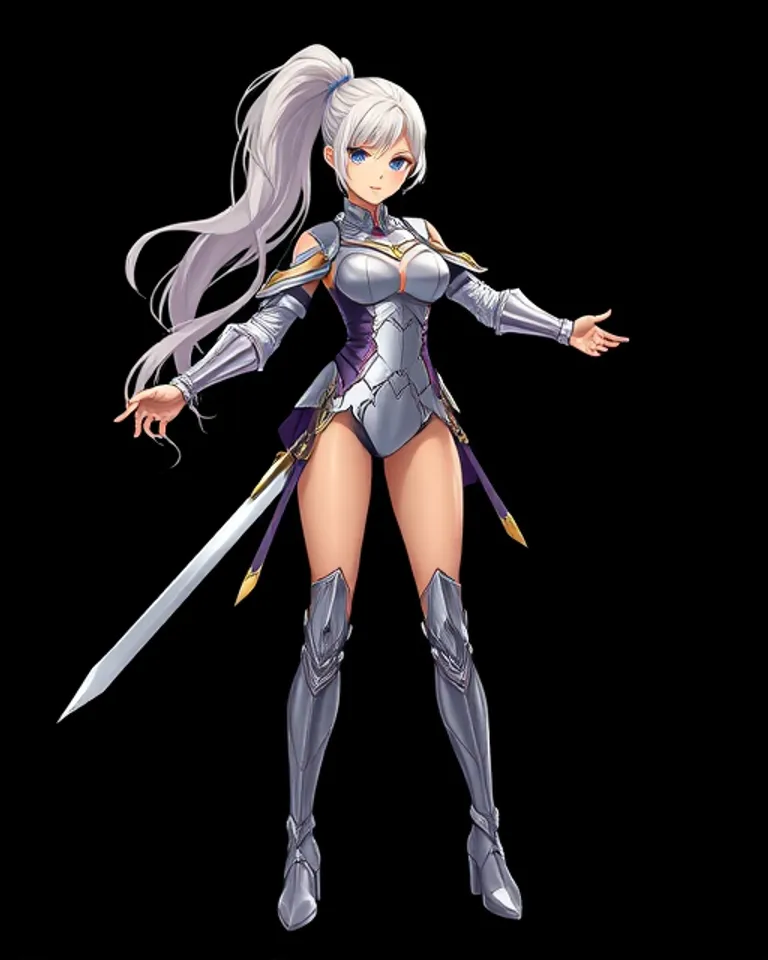 Portrait of Free the swordswoman