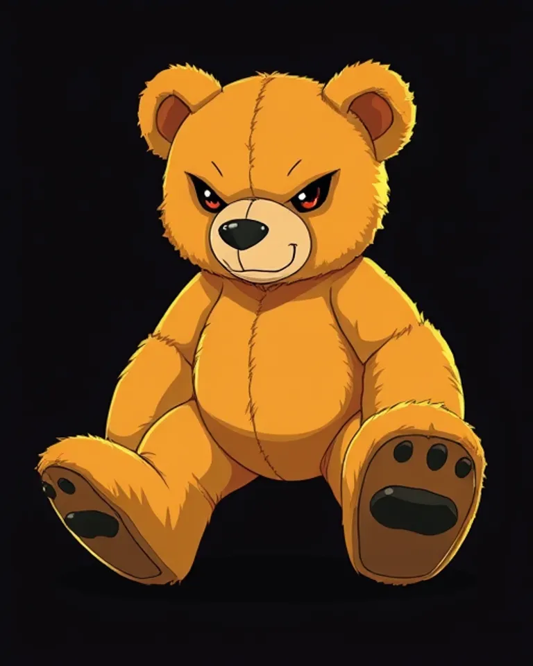 Portrait of Teddy the Apocalypse Bear 2.0