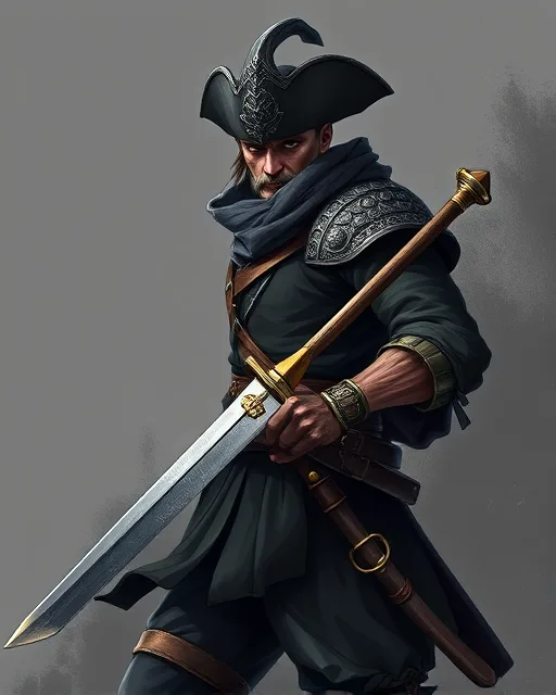 Portrait of Cursed Captain