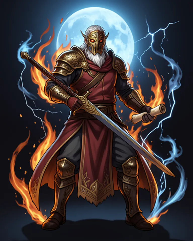 Portrait of Sir Gideon Ofnir THE ALL KNOWING!!