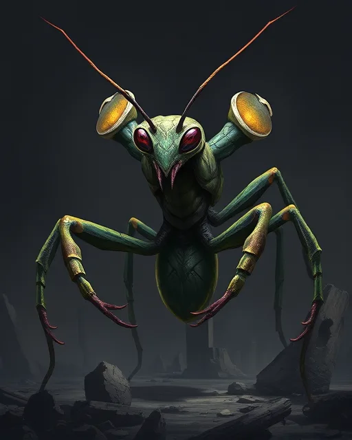 Portrait of Carapace Mantis