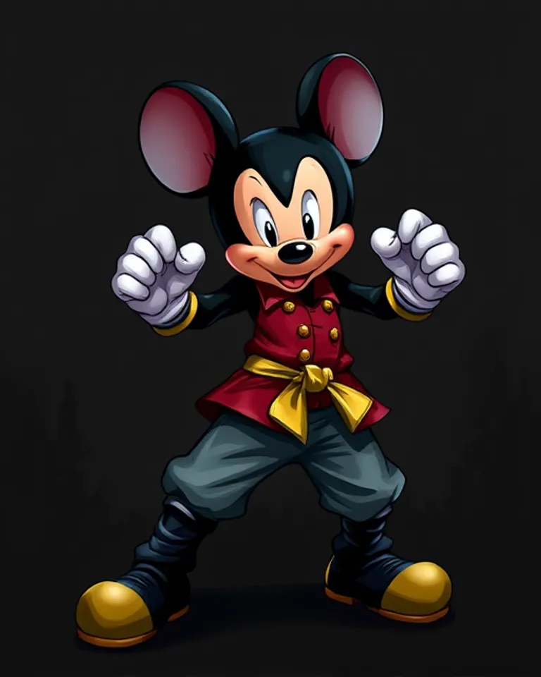 Portrait of Micky Mouse