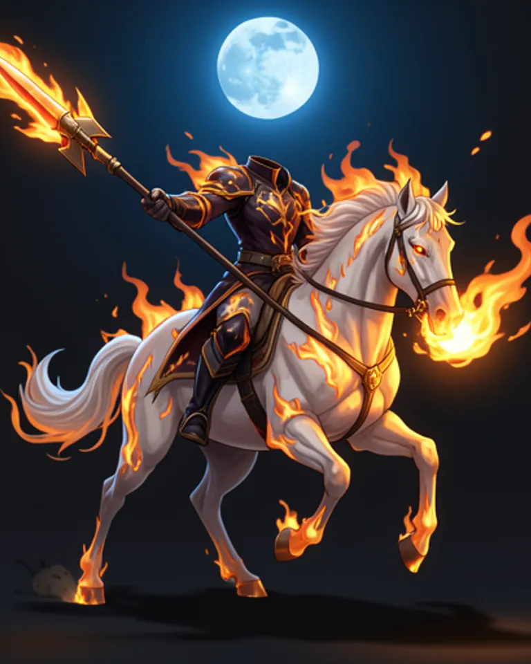 Portrait of The Dullahan