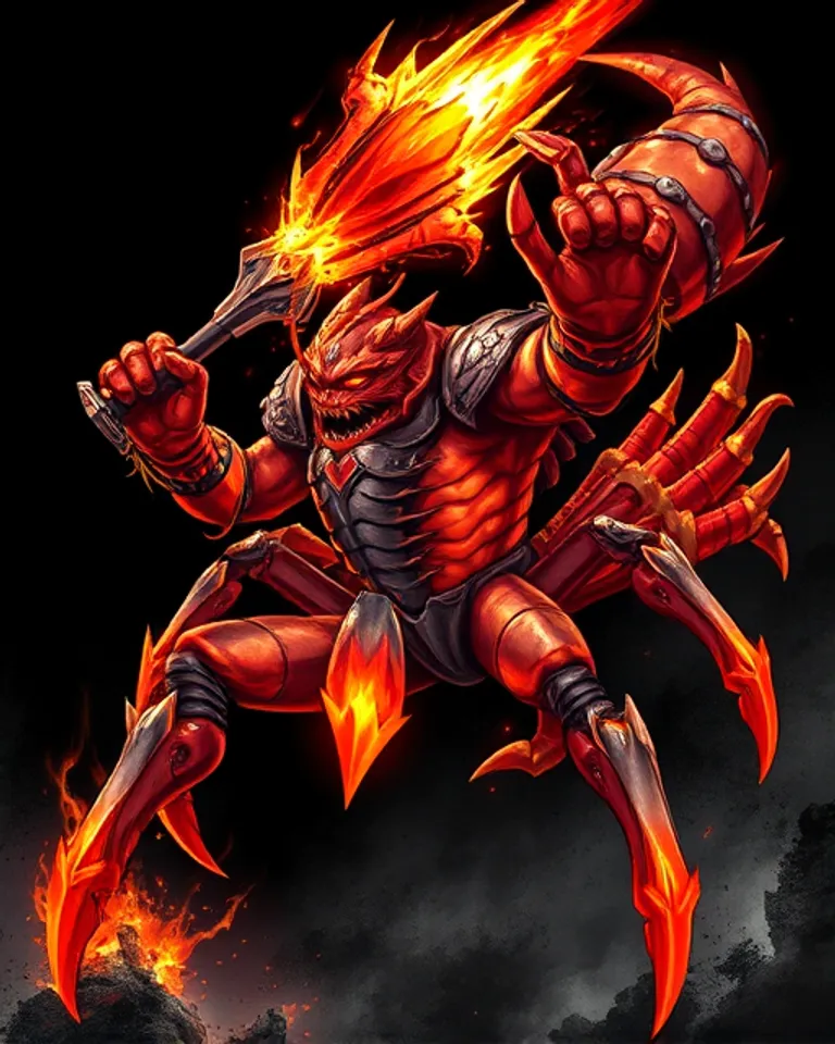 Portrait of The Infernal Scorpion