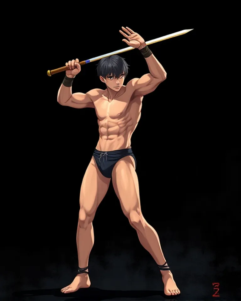 Portrait of Guy wearing thongs