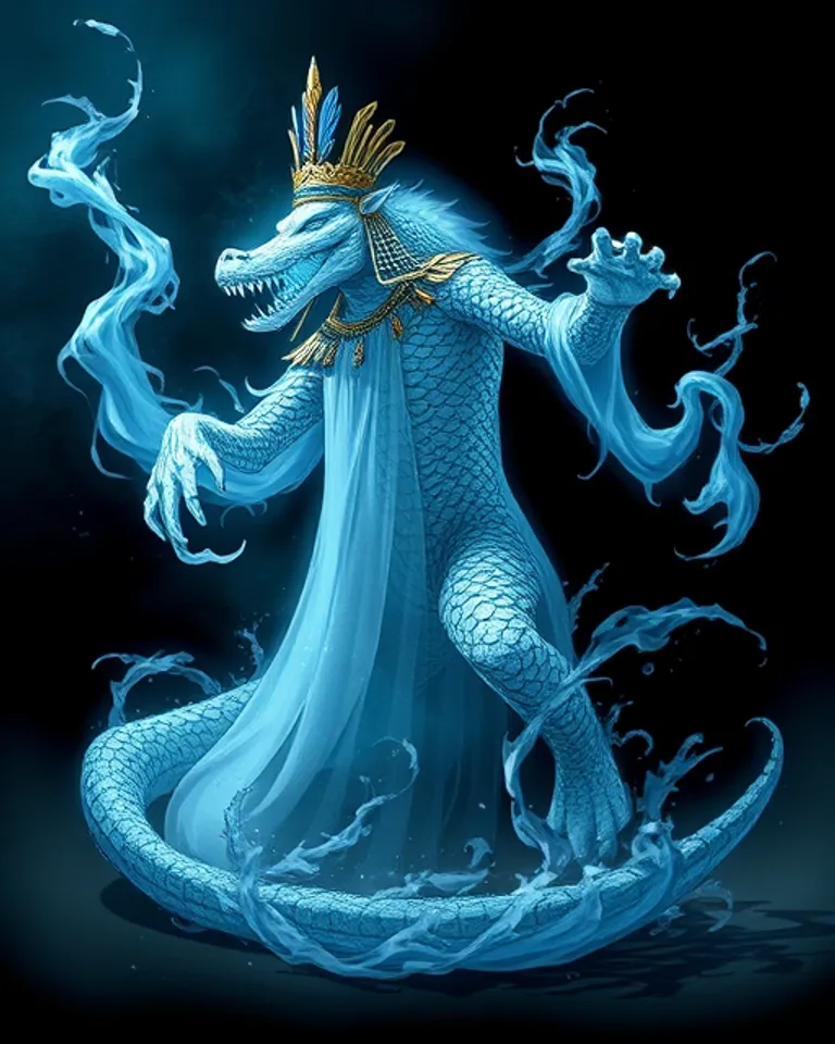 Portrait of Ghost of Sobek the Crocodile God