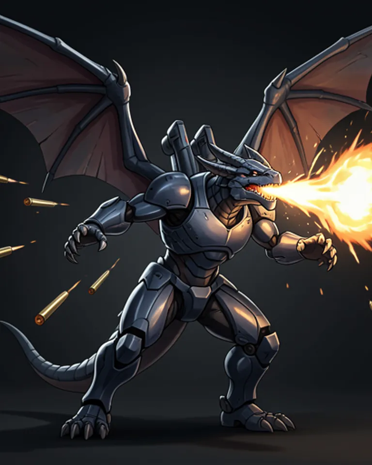 Portrait of The-Man-Made-Dragon