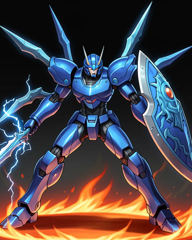 Portrait of Blue, Automated Attack Machine