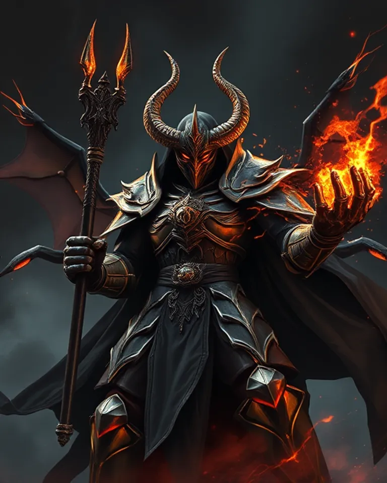 Portrait of Sauron, the Lord of the Rings 