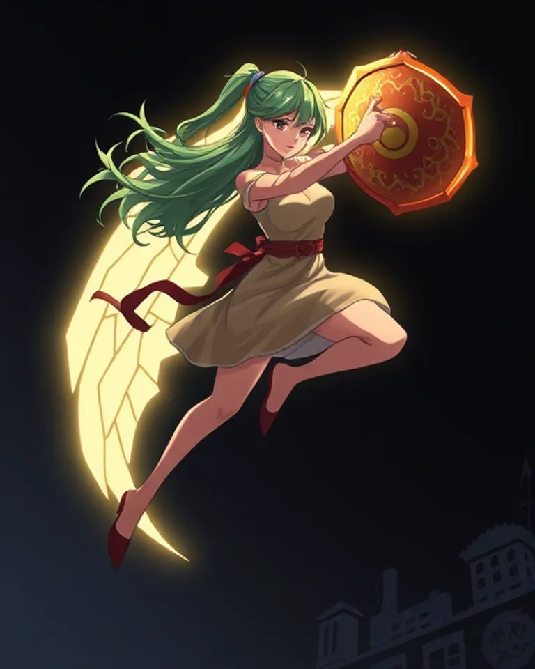 Portrait of Winda, the wind spirit