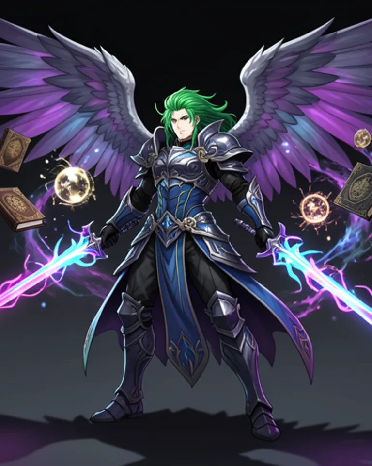 Portrait of Dark Emperor Sage of Dead Ice Wind