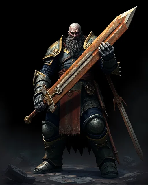 Portrait of Obsidian Warrior