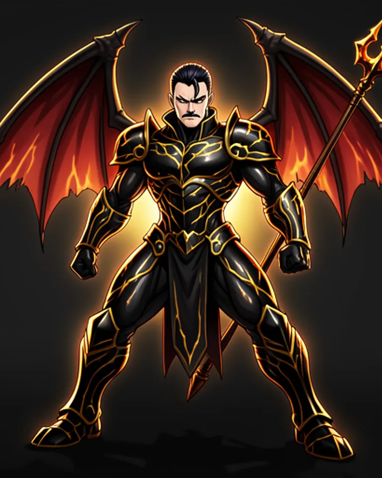 Portrait of Satan the rise of evil