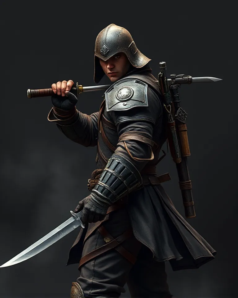 Portrait of Hawk The Hunter