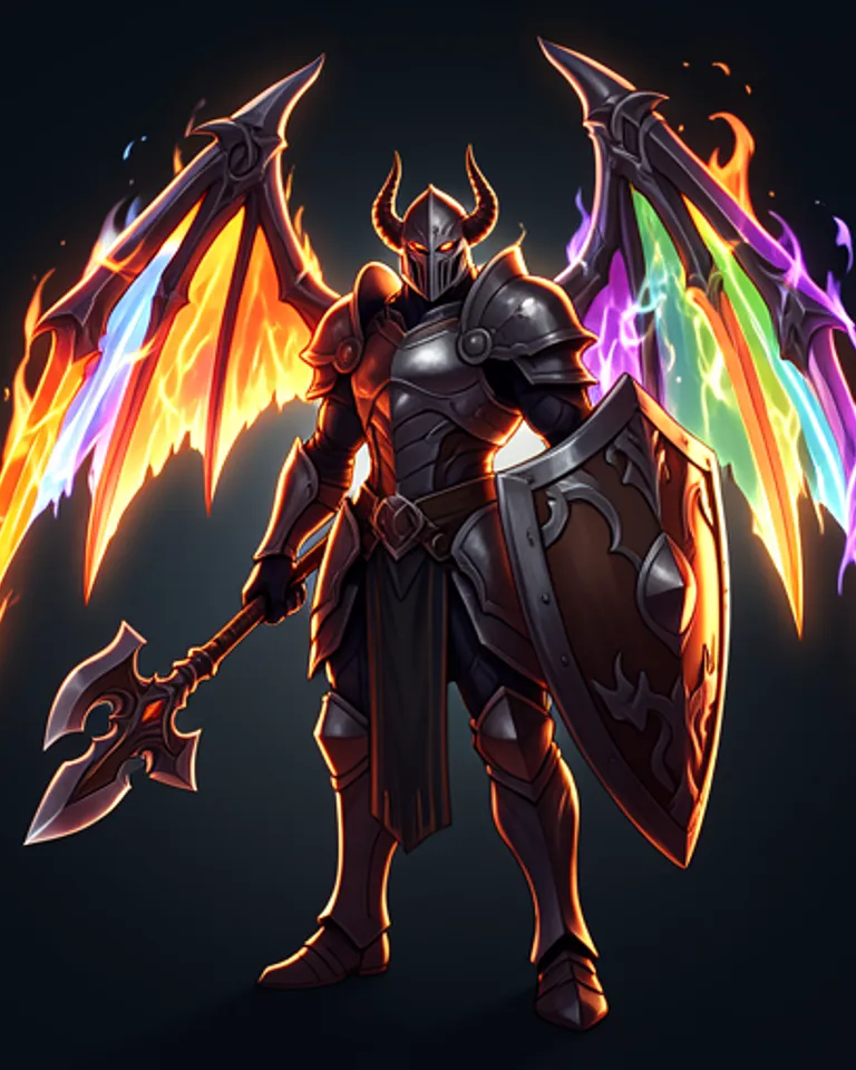 Portrait of Elemental Demon lord