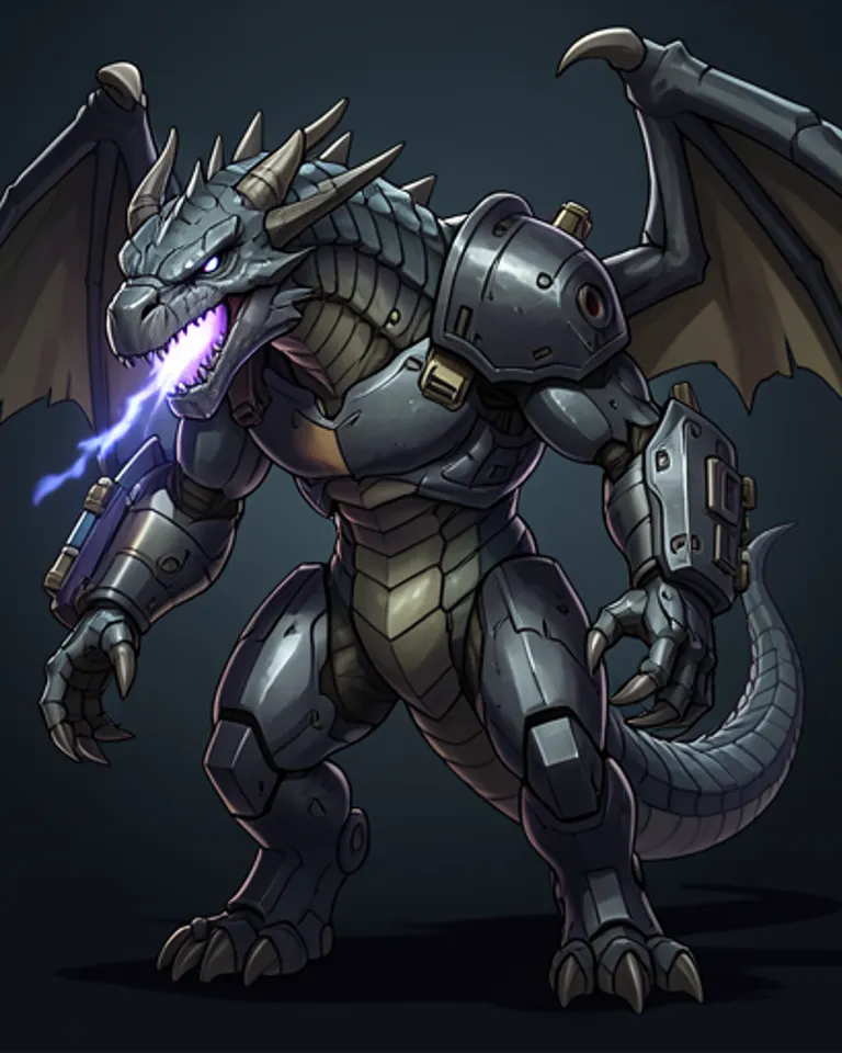Portrait of Doom of Cyber-Dragons