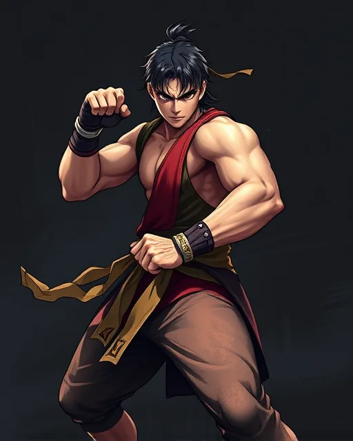 Portrait of Iron Fighter
