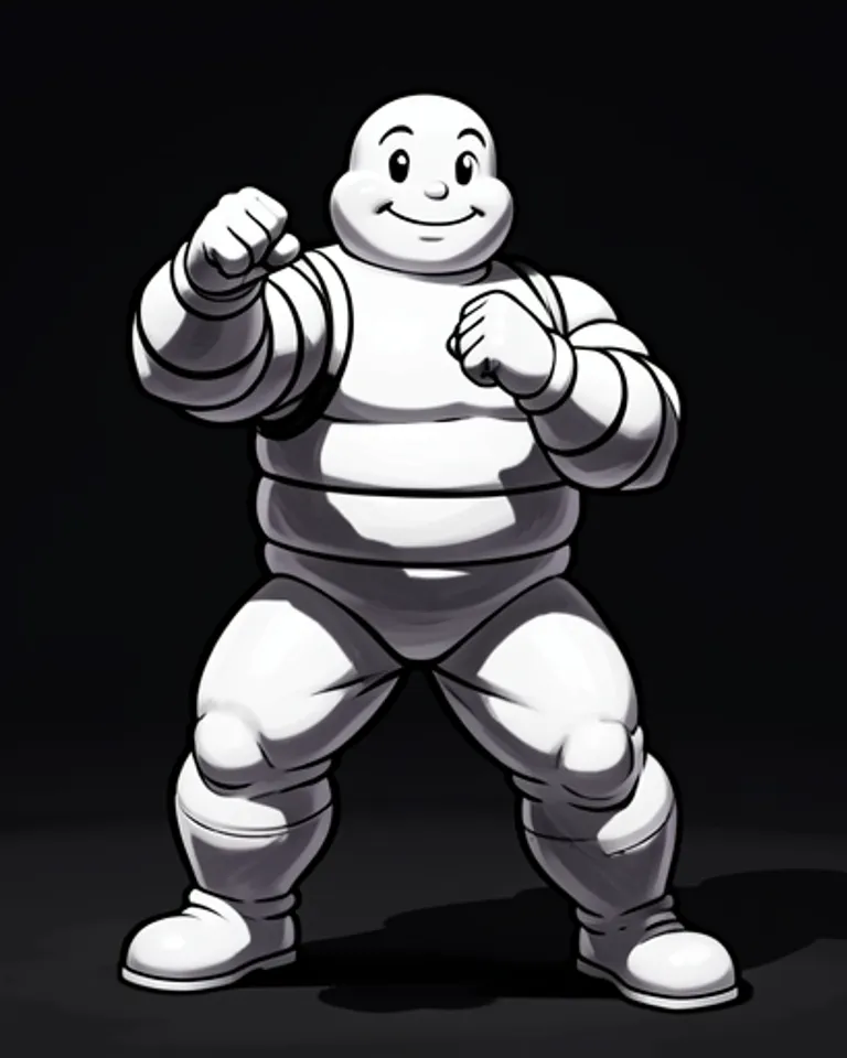 Portrait of Michelin Man