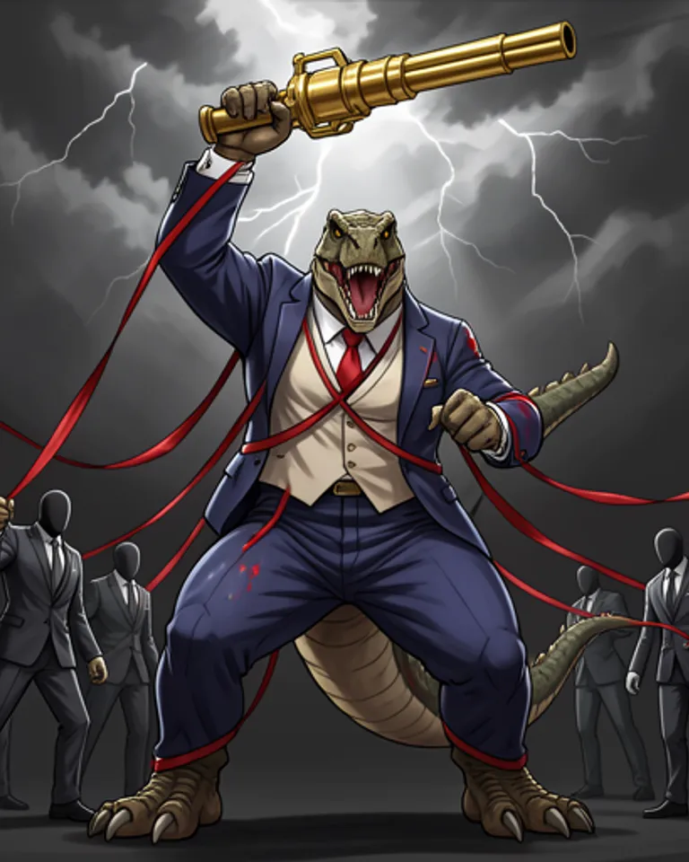 Portrait of Bureaucratosaur