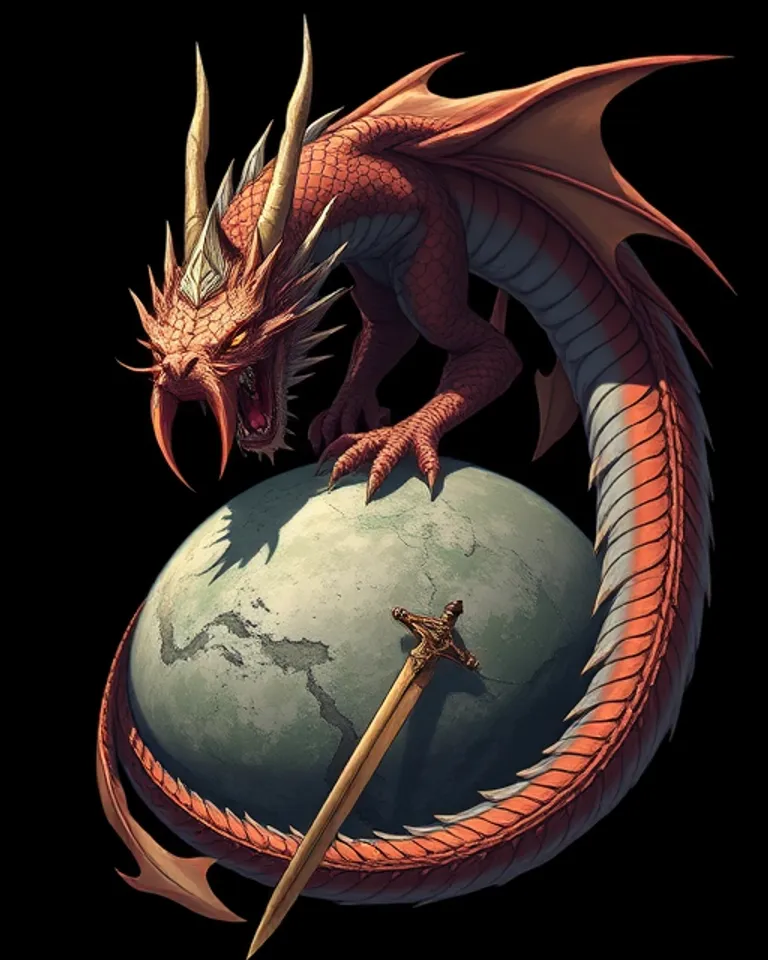 Portrait of The Dragon God