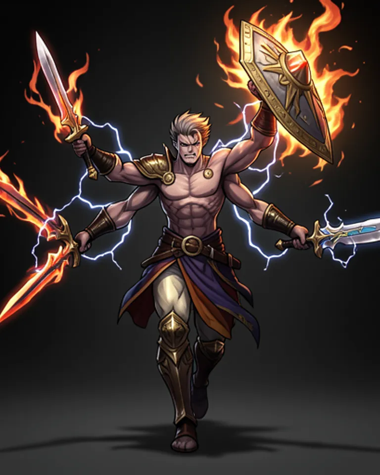 Portrait of Asura, the Wrath Incarnate