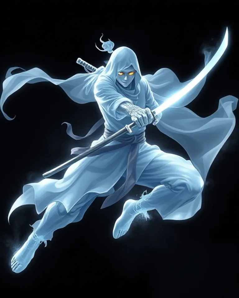 Portrait of Ghost of Swordsmith Hattori Hanzo