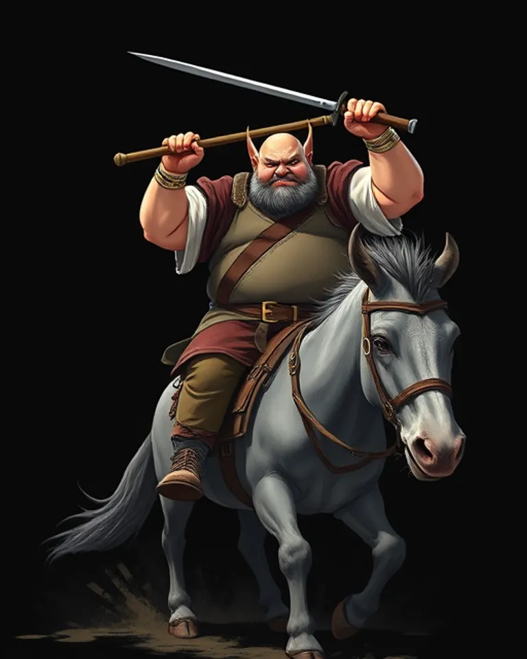 Portrait of Sherk the non copyright ogre