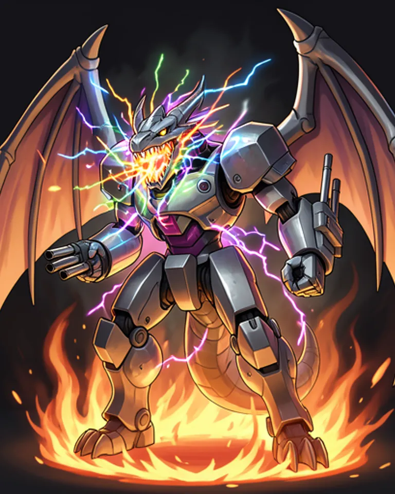 Portrait of Mecha Dragon - Kairyu