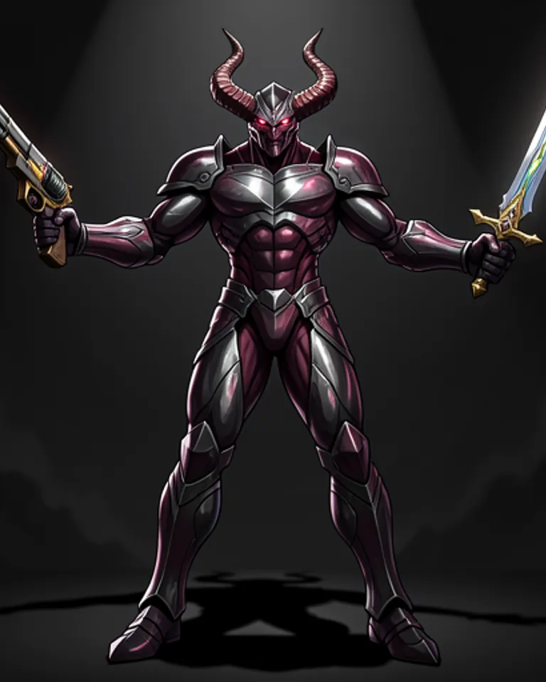 Portrait of The eternal demon