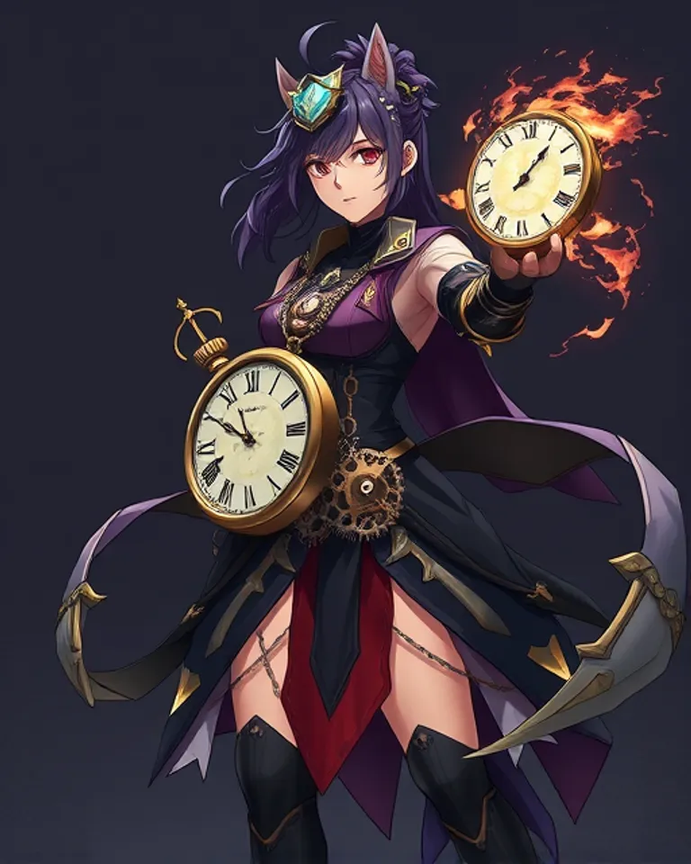 Portrait of Time's Mistress