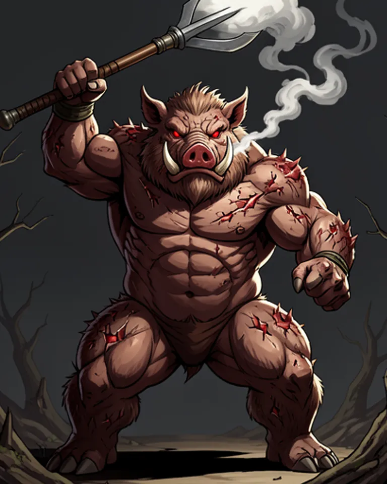 Portrait of Boris "Boar Demon Of Destruction"