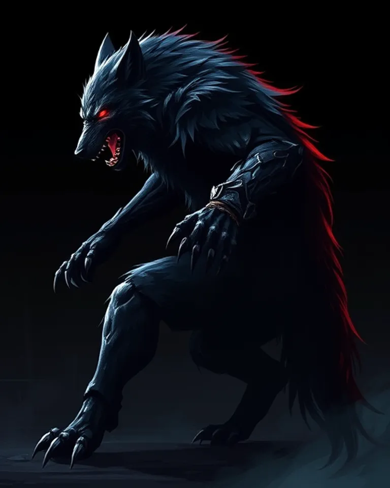 Portrait of Obsidian Wolf
