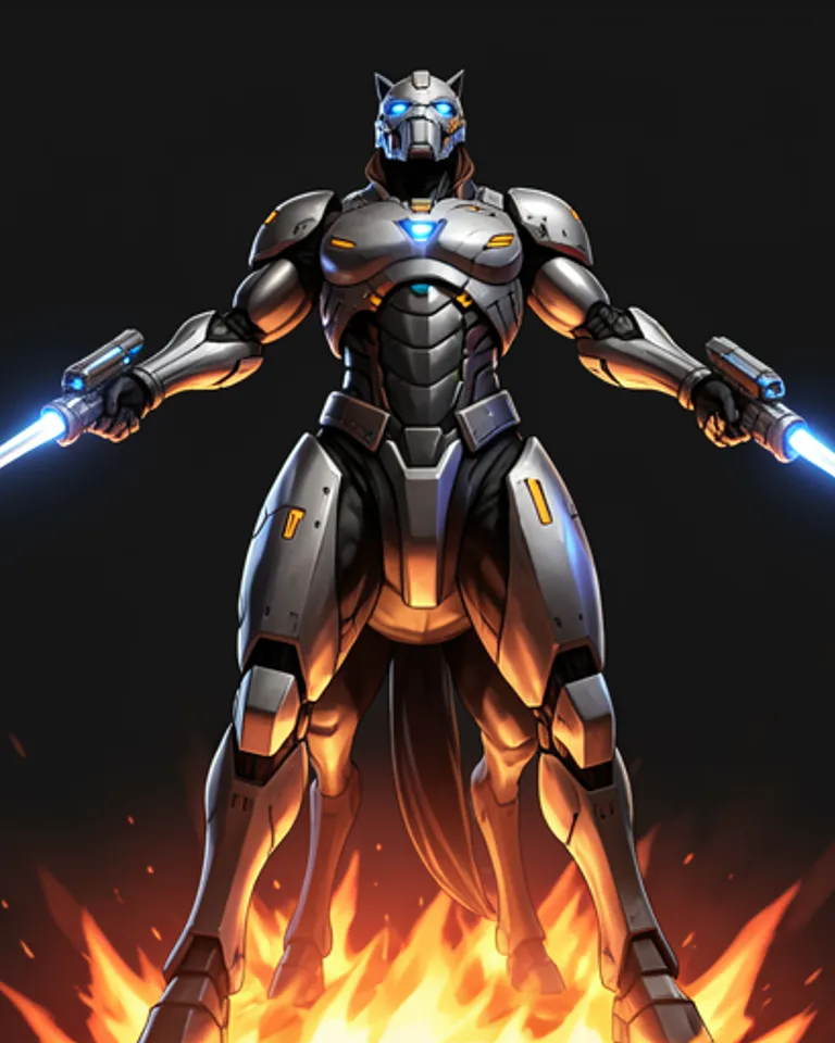 Portrait of Mecha Centaur
