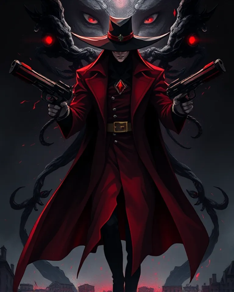 Portrait of Alucard, Hellsing's Dark Monster