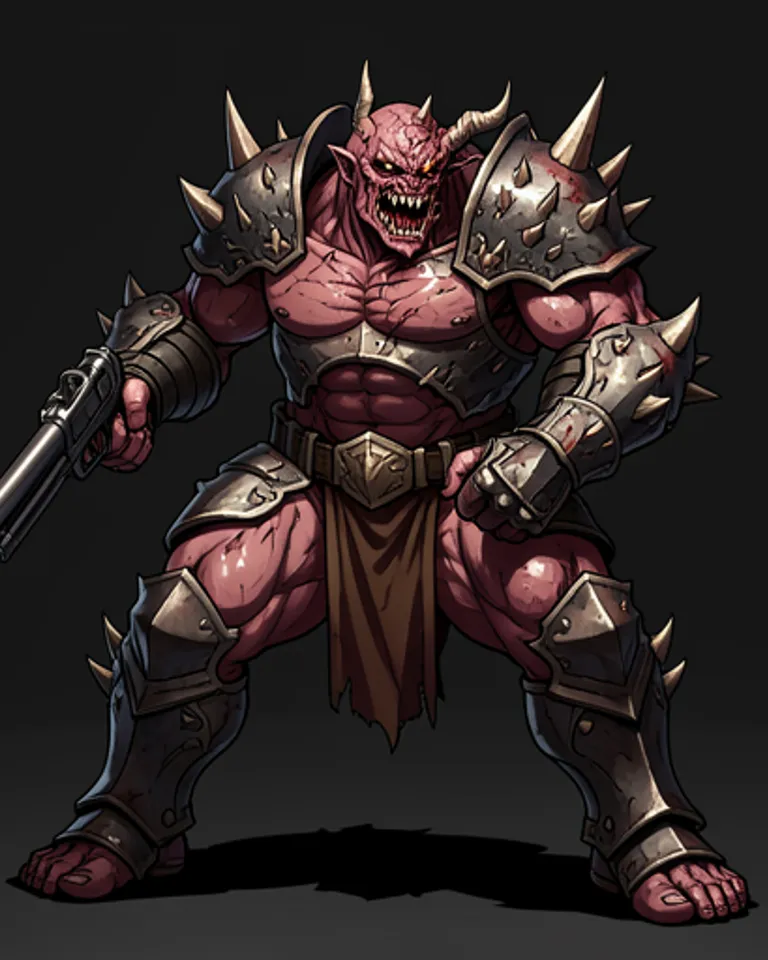 Portrait of Harvinger of Carnage, Wrath, Fury 