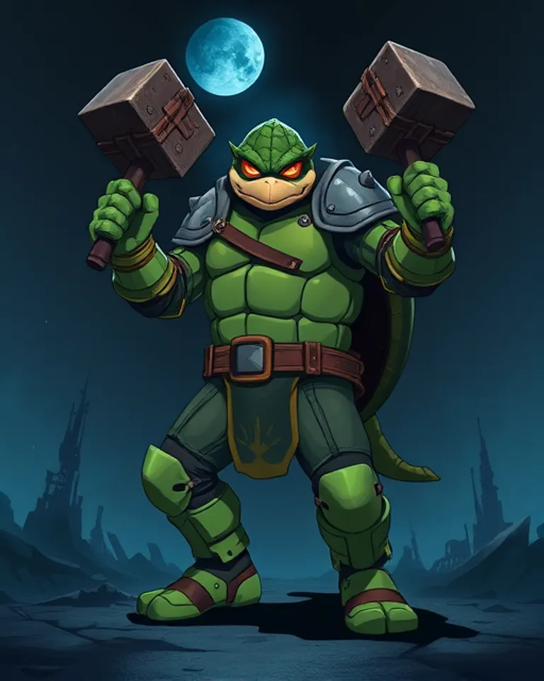 Portrait of The Hammer Bro