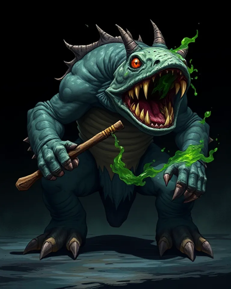 Portrait of Putrid Beast of Blackwater Bog